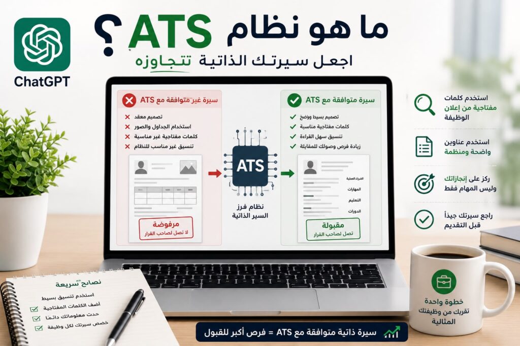ما هو نظام ATS؟ وكيف تجعل سيرتك الذاتية تتجاوزه؟